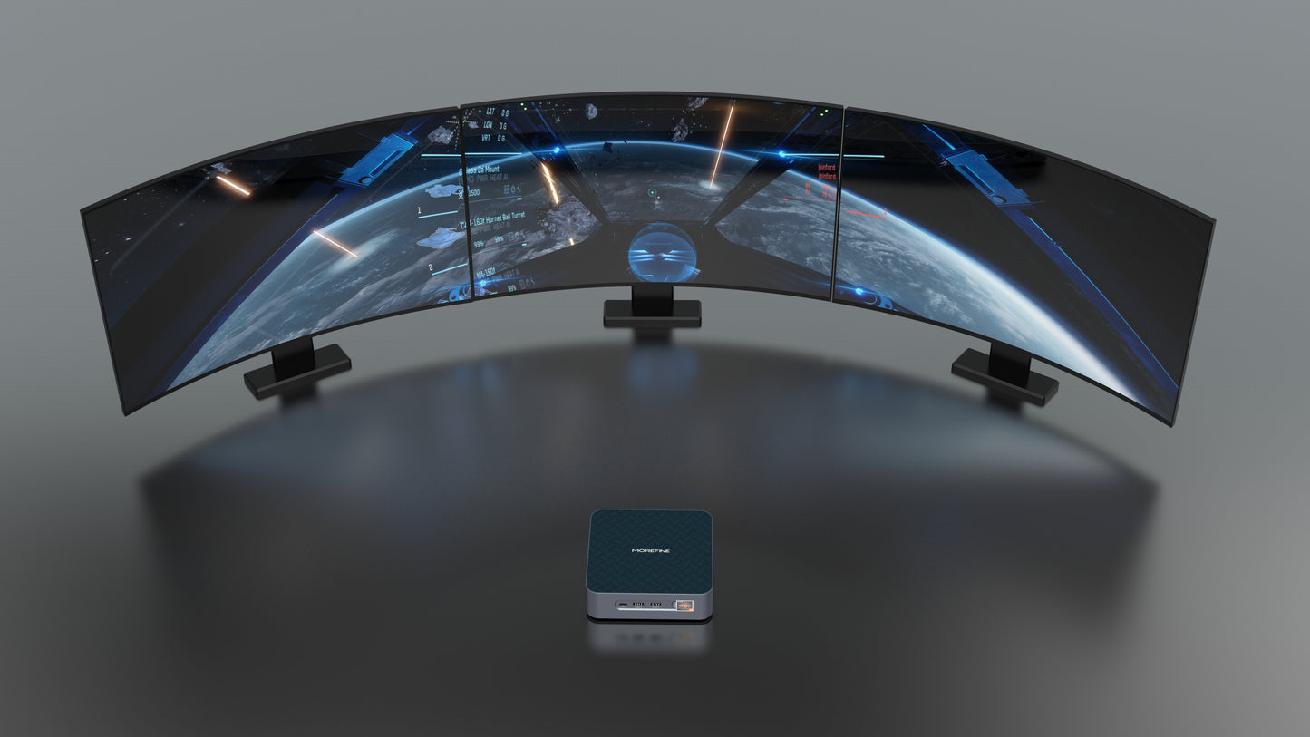 MOREFINE S500+ R5-5600H DDR4 Mini PC