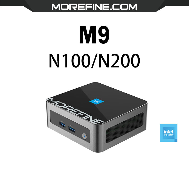 Morefine M9 Mini PC 12th Gen Alderlake N100 3.7Ghz DDR 4 M.2 2280 NVME Wifi  6 DP1.4 4K
