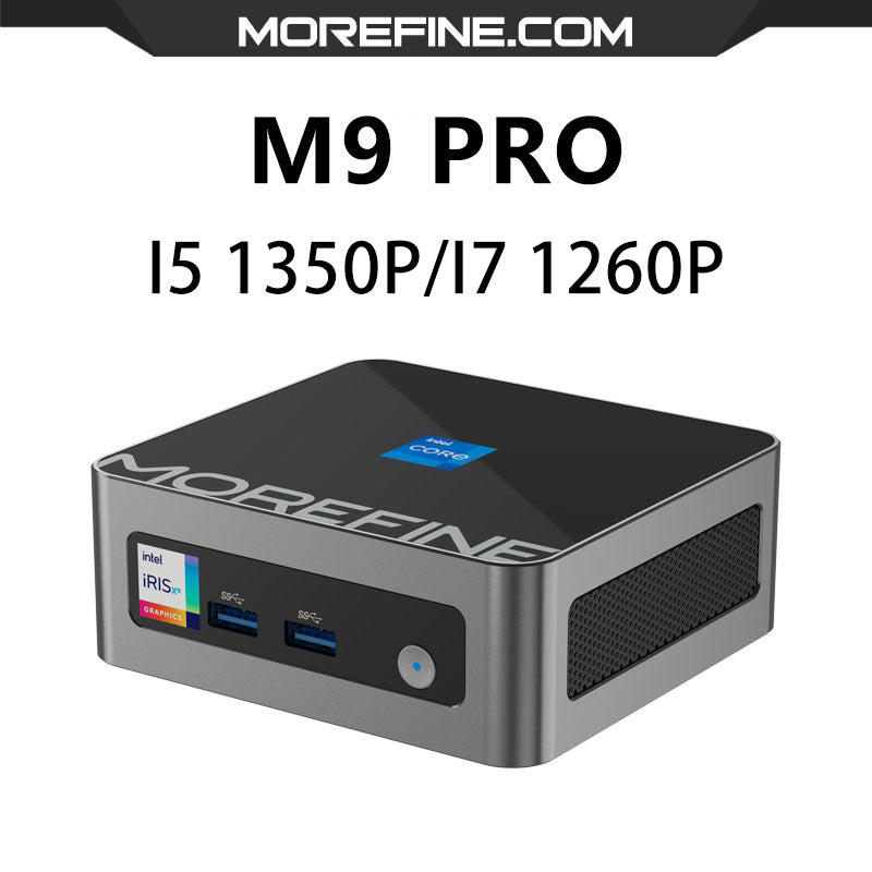 MOREFINE M9 PRO Mini PC i7-1360P/i5-1350P/i7-1260P