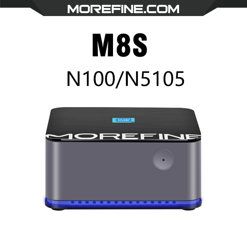 MOREFINE M8S Mini PC Intel N100 DDR 5 Mini Computer 8G/16G M.2