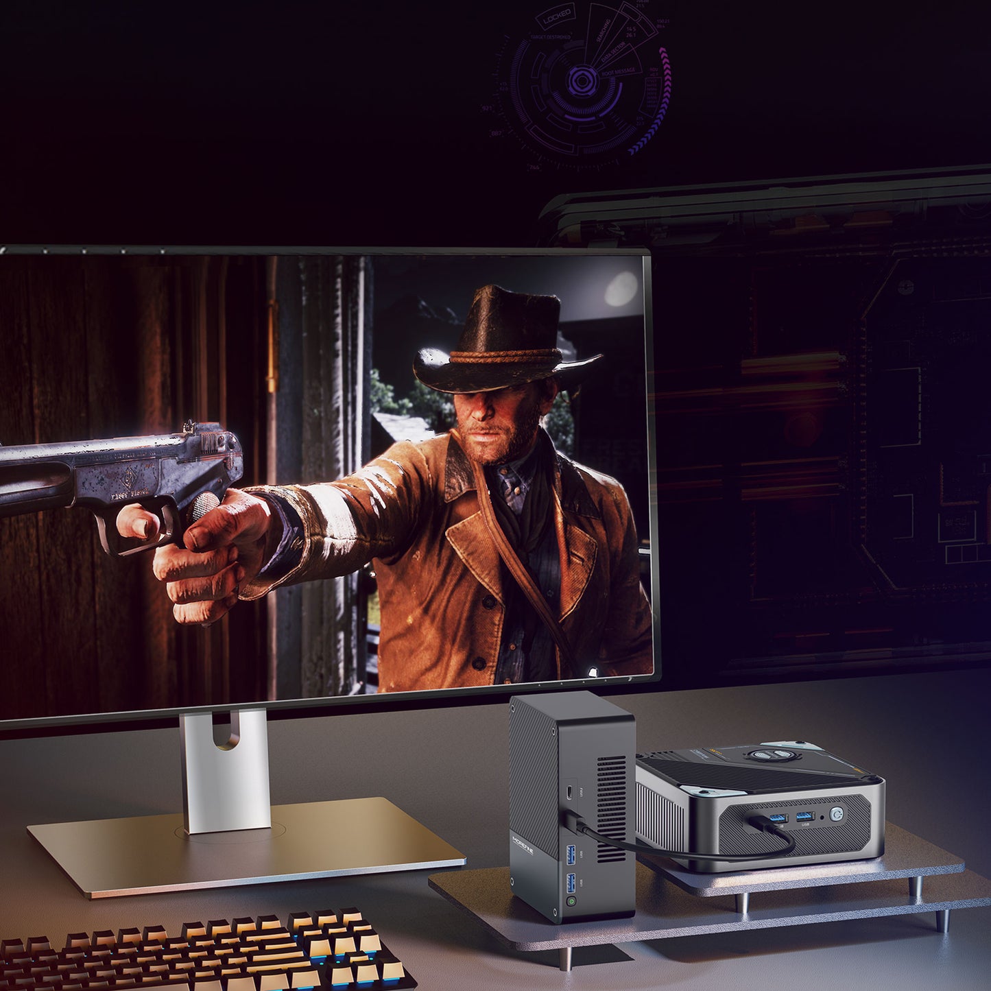 MOREFINE G1 External GPU Docking Station 12G GDDR6 4080M