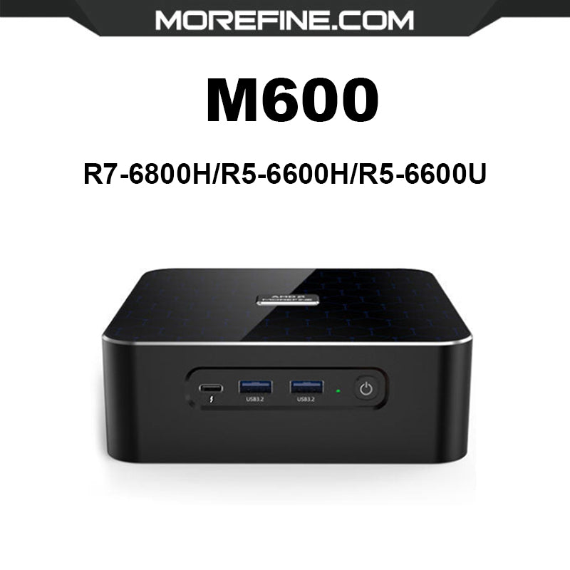 Morefine M600 Mini PC AMD R7-6800H/R5-6600H/R5-6600U