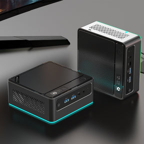 MOREFINE S700 Intel Ultra 7 Mini PC with Fingerprint Unlocking and Colorful RGB Light