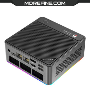 MOREFINE S700 Intel Ultra 7 Mini PC with Fingerprint Unlocking and Colorful RGB Light