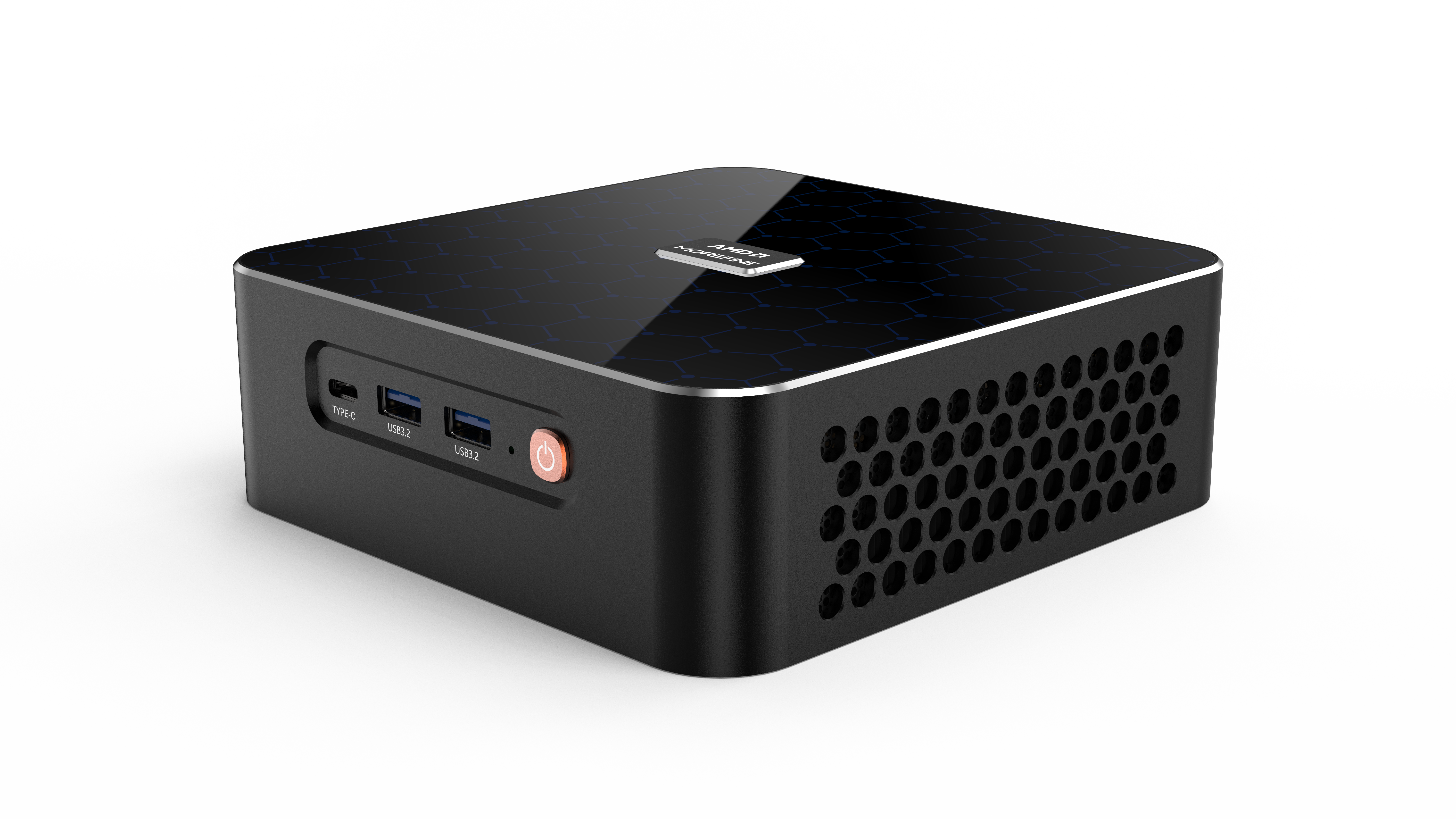 MOREFINE M600 Mini PC Windows 11 Pro、AMD Ryzen 5 6600H (6C/12T、最大4.5G)、16GB DDR5 RAM 500GB PCIe 4.0 SSD Mini Computer、Thunderbolt 3.0/WIFI6 MOREFINE M600 R9-8945HS⁄R7-8845HS Mini PC