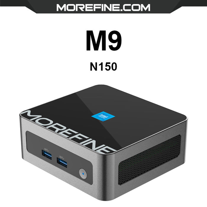 MOREFINE M9 Mini PC: Intel N150 16GB/512GB, 4K Dual HDMI, WiFi 6, For Home Office & Light Use