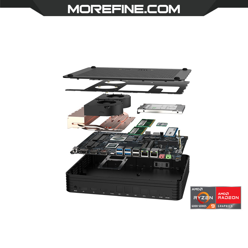 Morefine M600S Mini PC AMD 5900HX+RX6600M - MOREFINE